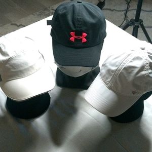 Lot of 3 women's active hats